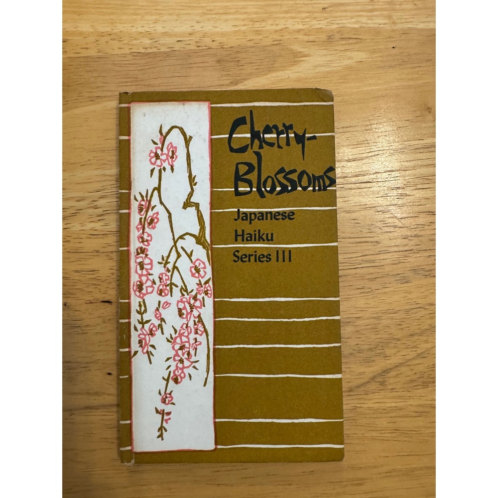 Cherry-Blossoms Japanese Haiku Series III Peter Pauper Press 1960 Vintage Book